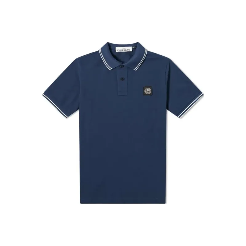 STONE ISLAND Polo Shirt Men's Blue-0