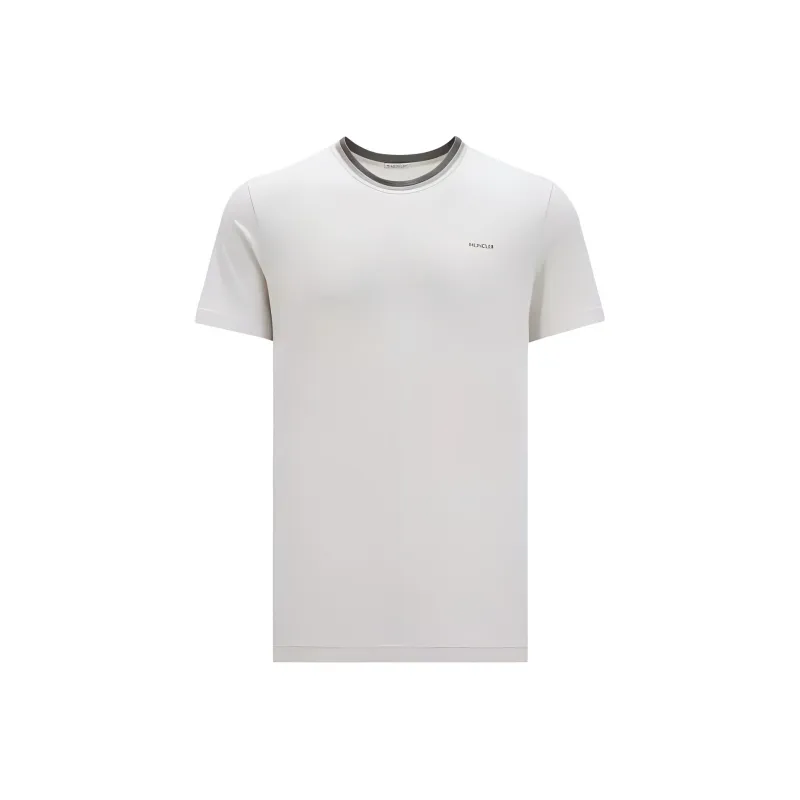 Moncler Logo appliqué Cotton T shirt-0