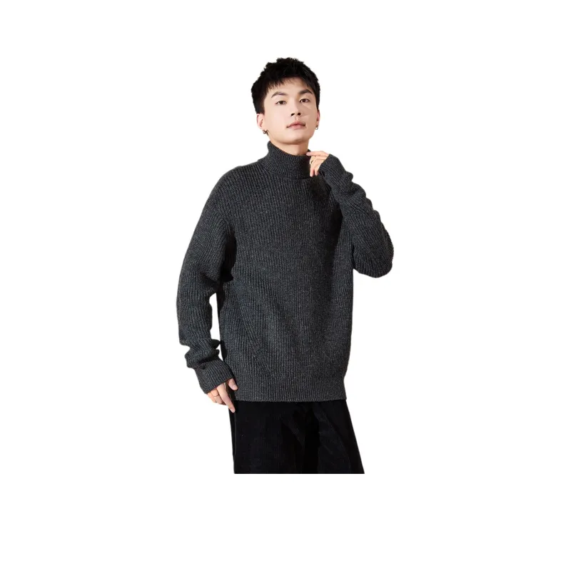 Tonlion Sweater Men's Dark Heather Gray-0