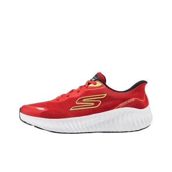 Skechers MEN'S GO Anti Slip Wear Resistant Low Top Running Shoes Men's Red