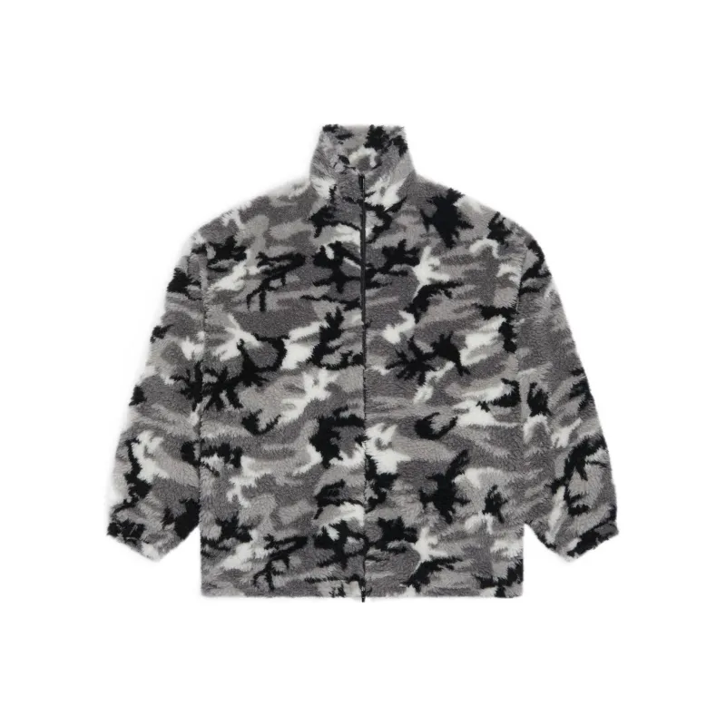 Balenciaga Camo Zip Up Fleece Jacket Jacket-0