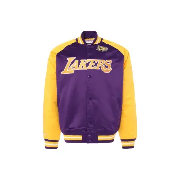 Mitchell & Ness Jacket Unisex Purple Yellow