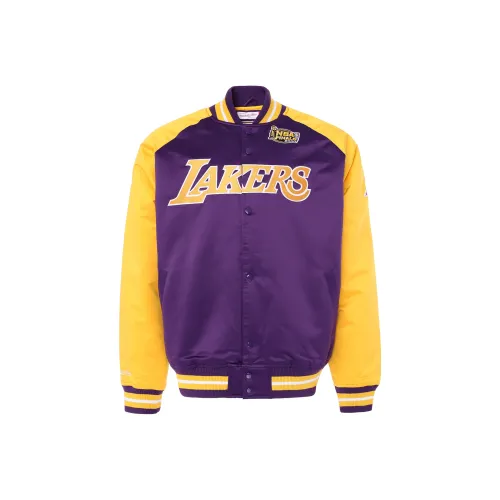 Mitchell & Ness Jacket Unisex Purple Yellow
