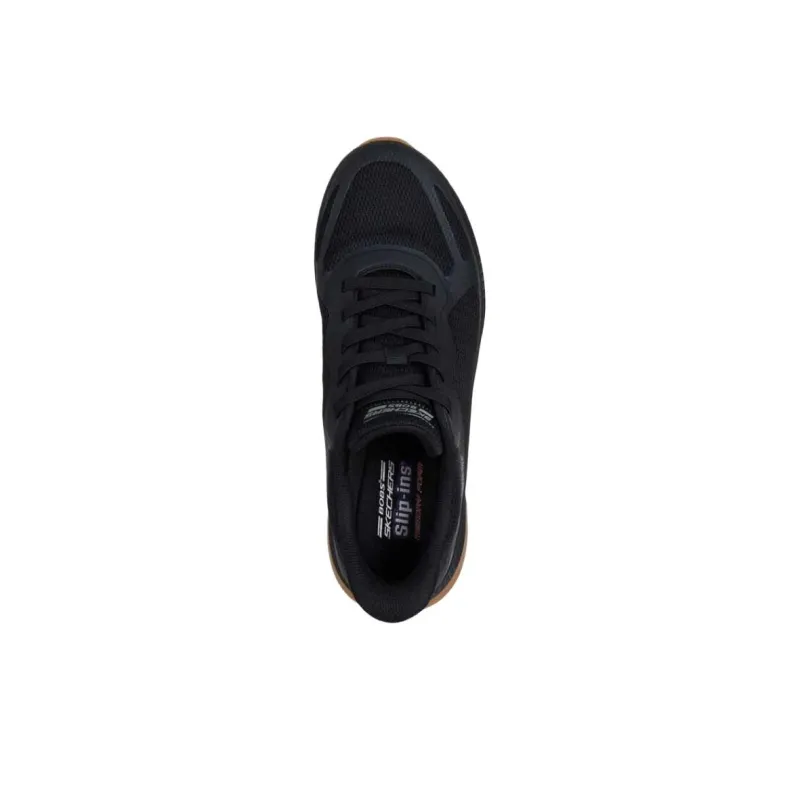 Skechers BOBS SQUAD 4 Cushioning Low Top Running Shoes Men's Black-2