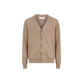 Maison Margiela Four Stitch V Neck Cardigan