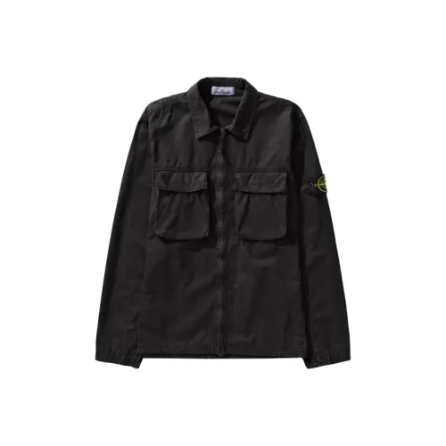 STONE ISLAND Old Effect Over Shirt
