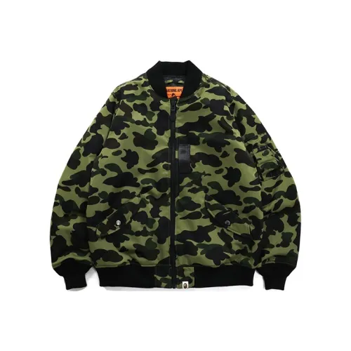 A BATHING APE 1st Camo Nylon Twill MA 1