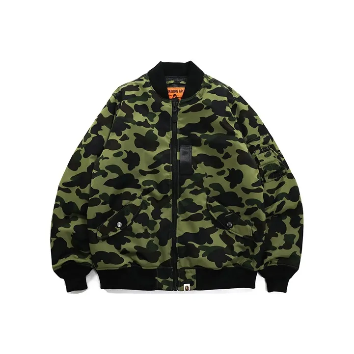 Bape 1st Camo Nylon Twill MA 1-0
