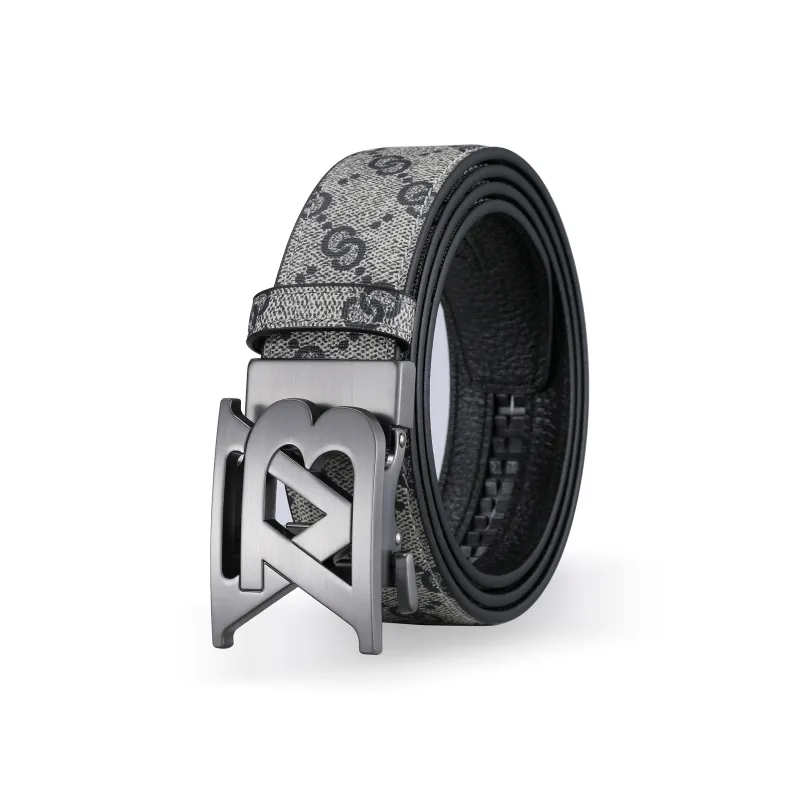 FORTEI Boyfriend, Cow Leather Belts Men's Vintage Blue Width 3.5cm Gift Box Set-0