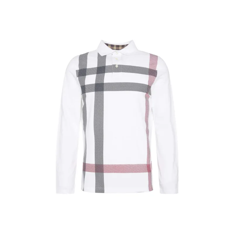 BARBOUR SS24 Polo Shirt Men's White-0