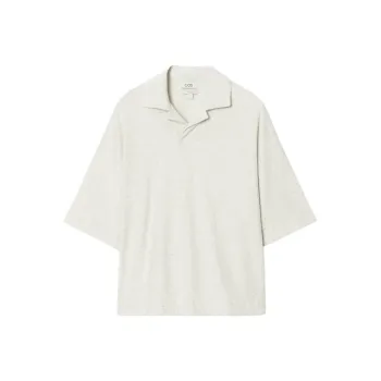 COS Polo Shirts Men Light Gray