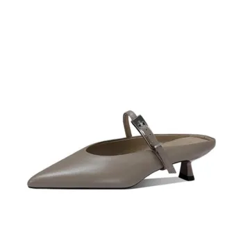 JESSICA SOPHIA Rubber Sole Abrasion Resistant Slip Resistant Closed Toe Slippers Women's