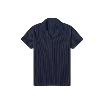 ISSEY MIYAKE Polo Shirt Men Marine Blue