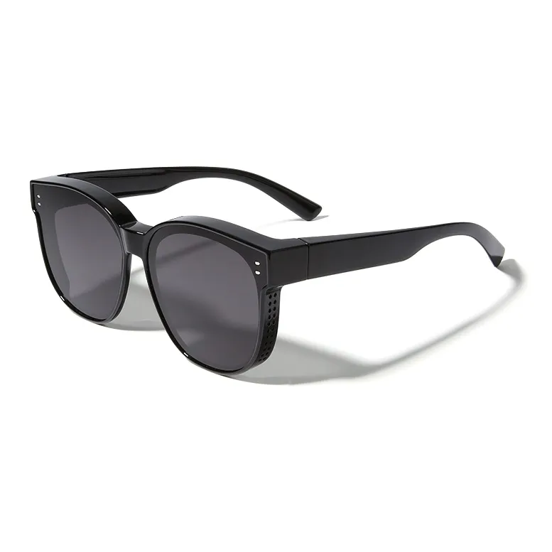 CACUSS Junior TR/Memory Plastic Square Sunglasses Unisex-12