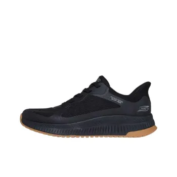 Skechers BOBS SQUAD 4 Cushioning Low Top Running Shoes Men's Black