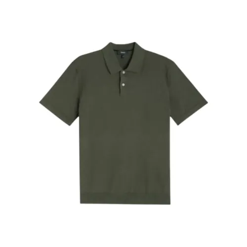 THEORY Polo Shirt Womens Beige