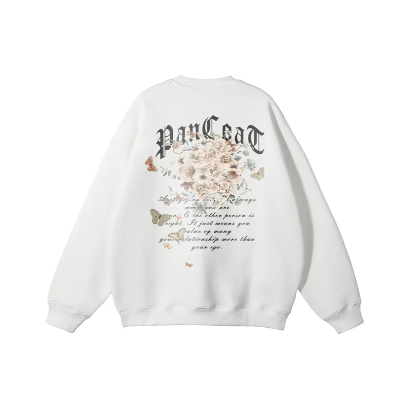 Pancoat Sweatshirt Unisex White-0
