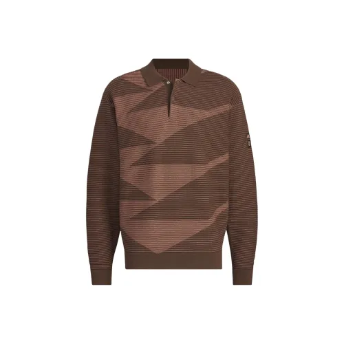 Adidas Wuji Series Polo Shirt Men's Brown/Clay Strata