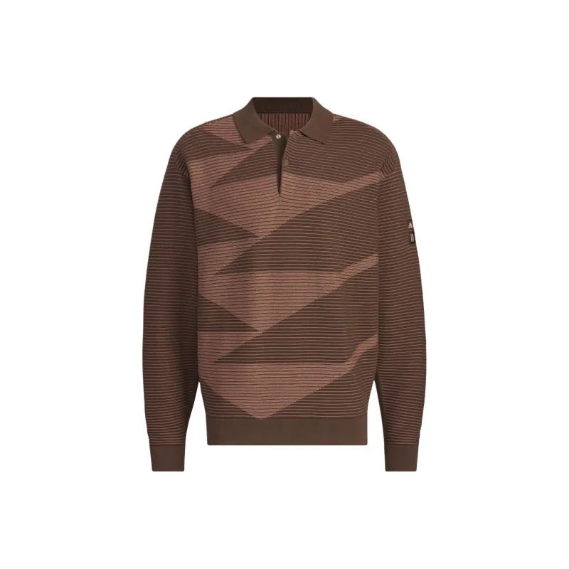 Adidas Wuji Series Polo Shirt Men's Brown/Clay Strata-0