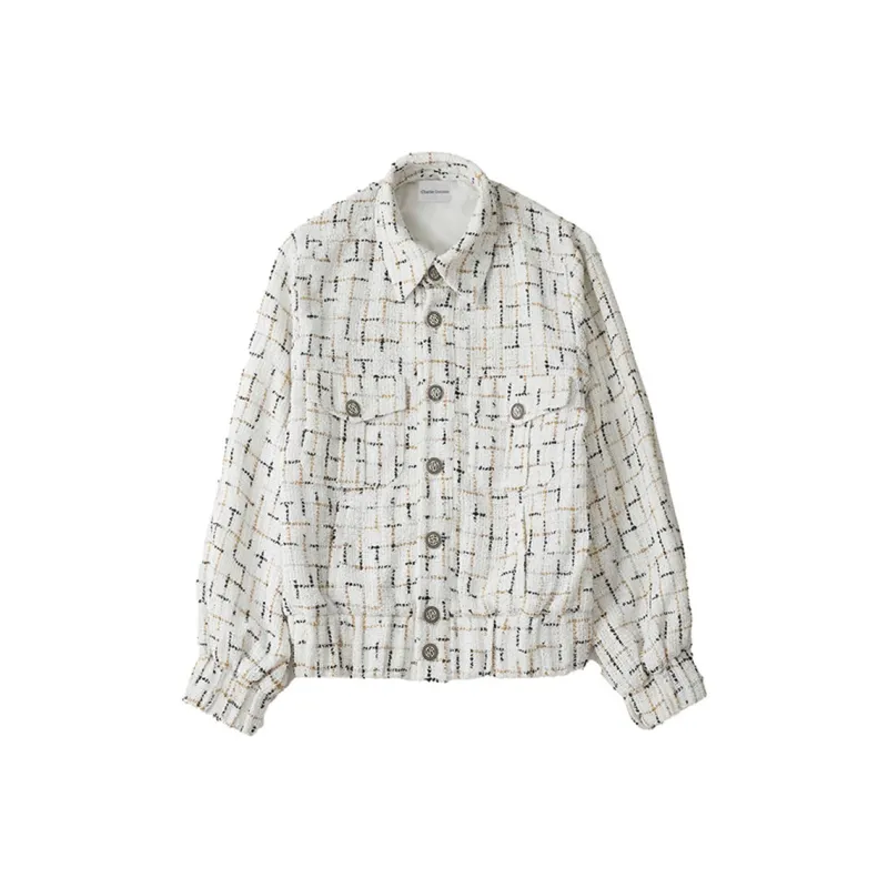 Charlie Luciano Jacket Unisex White-1