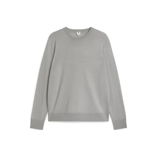 ARKET Sweaters Men Light Gray