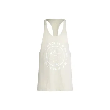 GYMSHARK LEGACY STRINGER Tank Tops Men's Pebble Gray