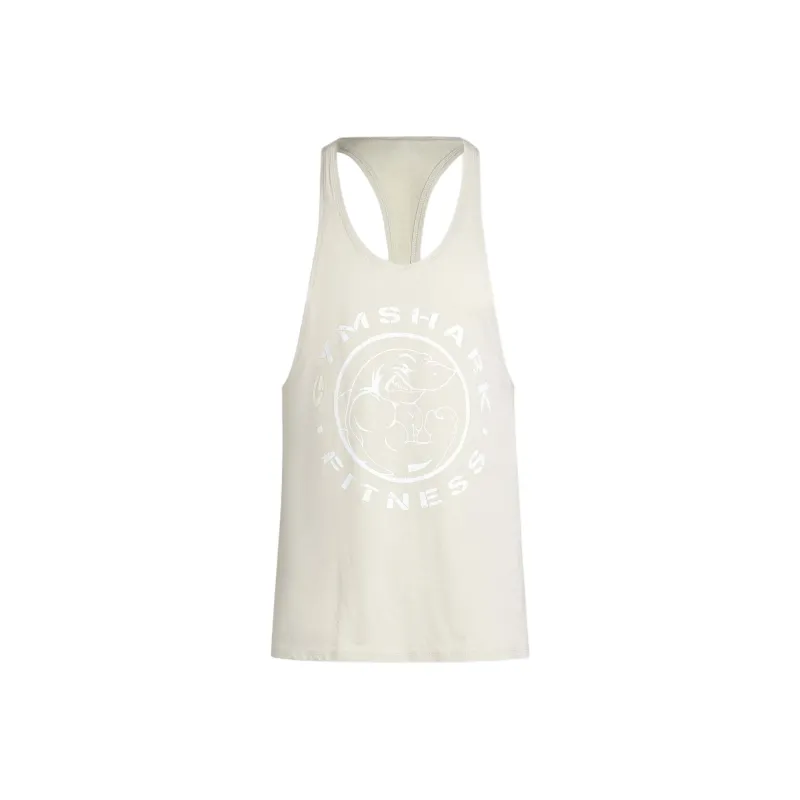 GYMSHARK LEGACY STRINGER Tank Tops Men's Pebble Gray-0