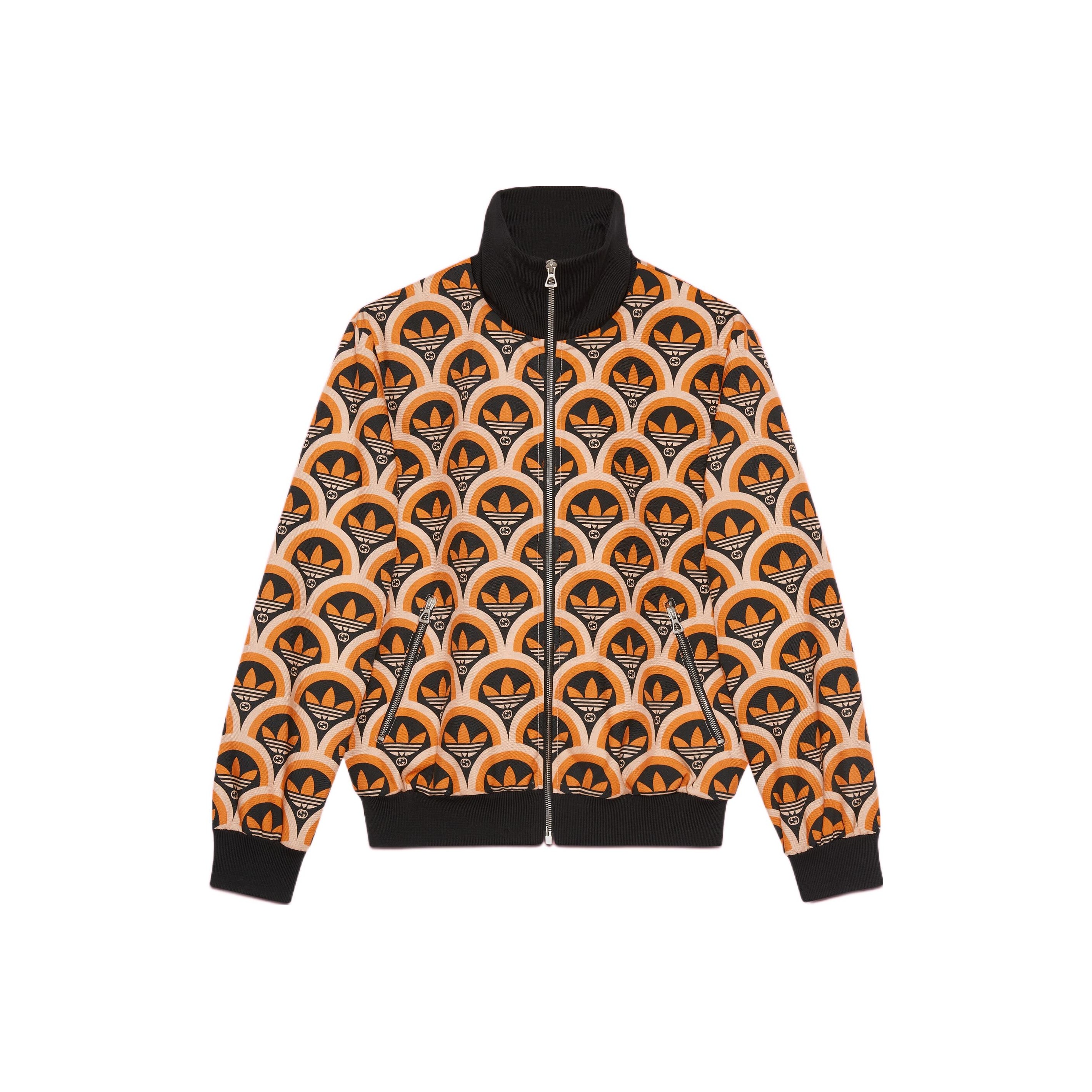 GUCCI X Adidas Trefoil Print Jacket - POIZON GUCCI X Adidas Trefoil Print Jacket - POIZON