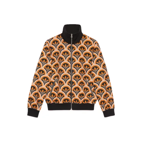 GUCCI X Adidas Trefoil Print Jacket