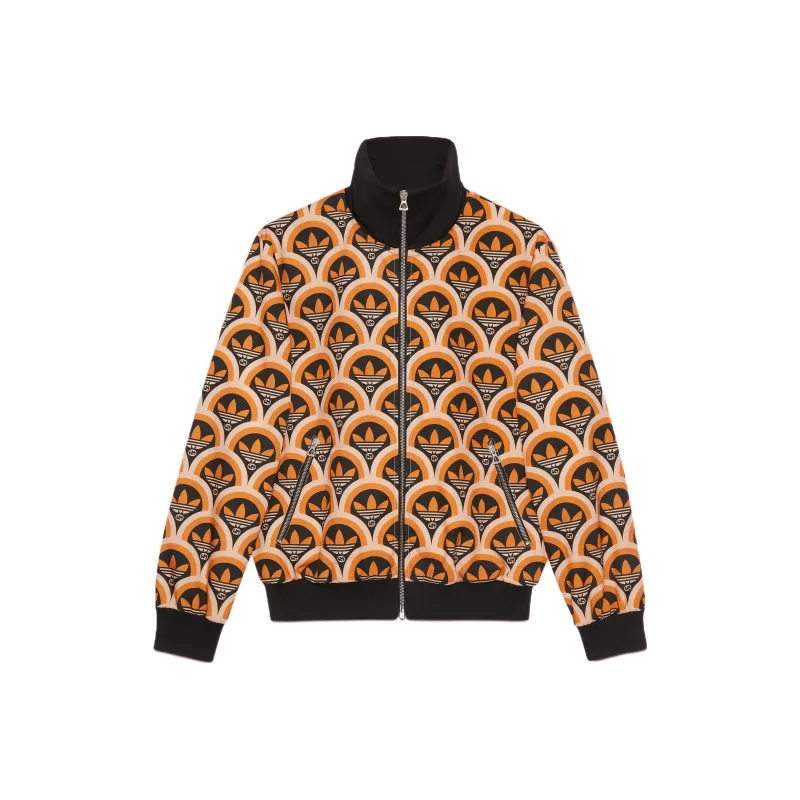 GUCCI X Adidas Trefoil Print Jacket-0