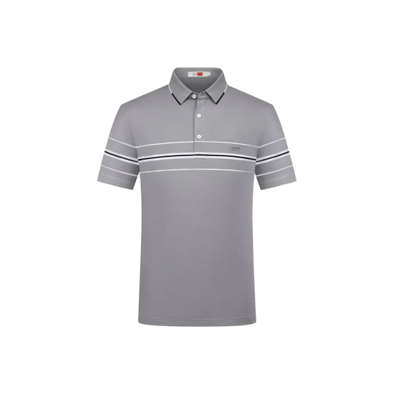GY Goldlion Polo Shirts Men Gray-0