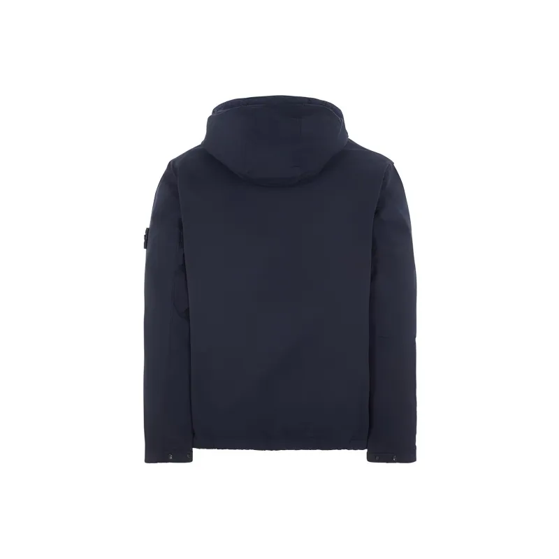 STONE ISLAND 42610 Supima® Cotton Twill Stretch-Tc Jackets Coats Men's Marine Blue-1