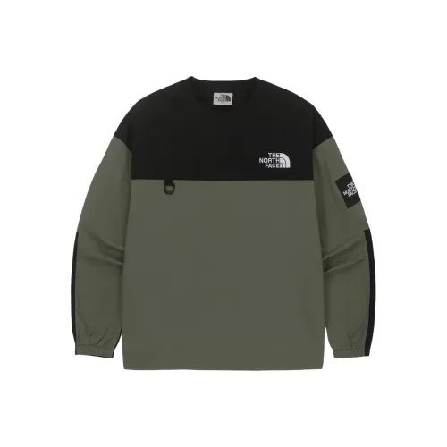 THE NORTH FACE Albany Crewneck Army Green Unisex Korea Version