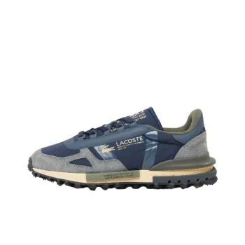 LACOSTE Anti Slip Wear Resistant Low Top Casual Shoes Men's Blue