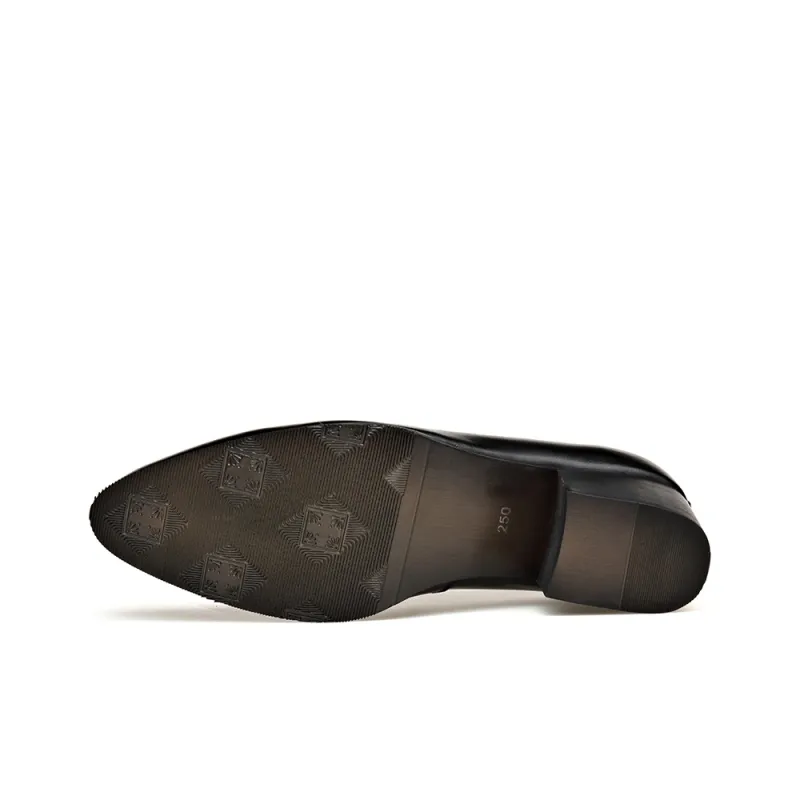 XIAOTOULANG Loafers Men's Black-1