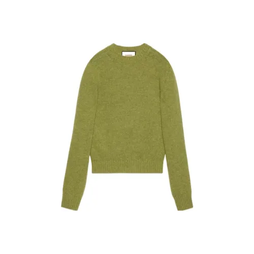 GUCCI Logo embroidered Wool Jumper