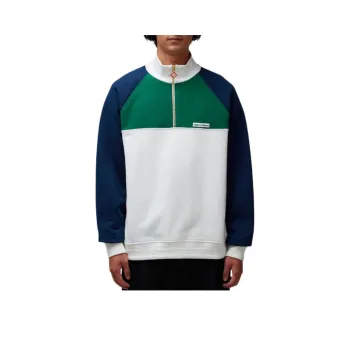 CASABLANCA 1/4 Zip Colorblock Sweatshirt