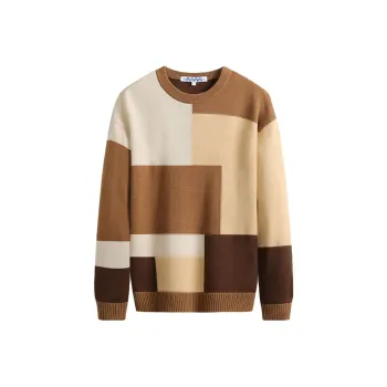 FAIRWHALE Sweater Men's 617 Medium Khaki