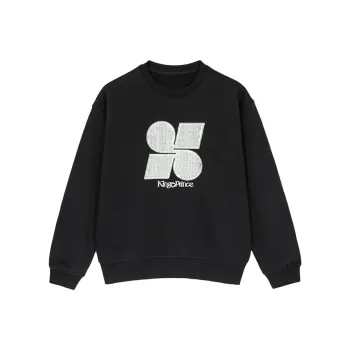 KING PRINCE Sweatshirt Unisex Black