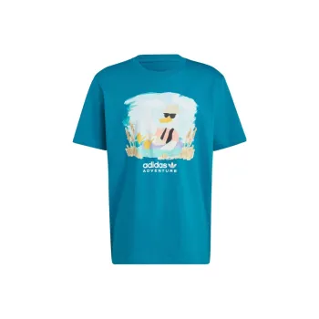 Adidas Originals T Shirt Men's Water Duck Green