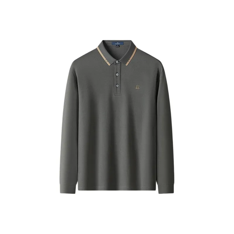 Montagut Business Collection FW24 Polo Shirt Men's Gray Green-0