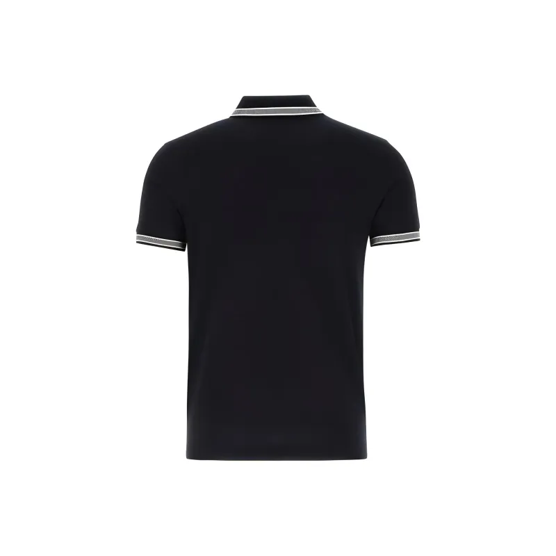 HUGO BOSS Logo Embroidered Short Sleeved Polo Shirt-1