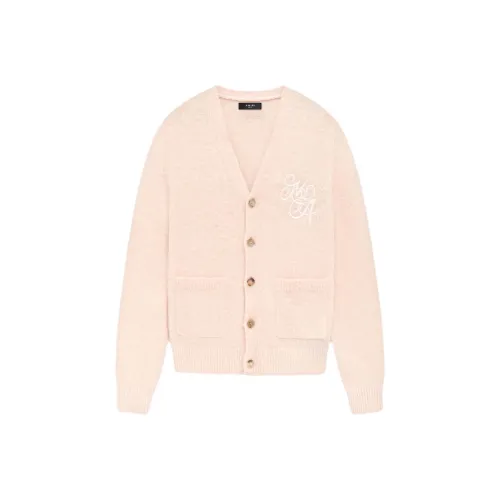 AMIRI Logo Embroidered Button Up Cardigan