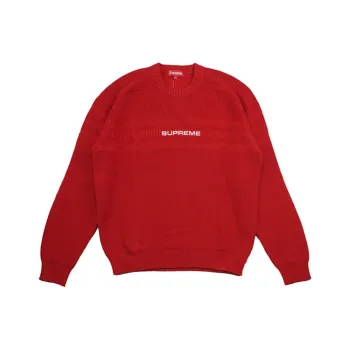 Supreme Chest Stripe Raglan Sweater