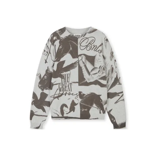 BONELESS Sweaters Unisex Gray