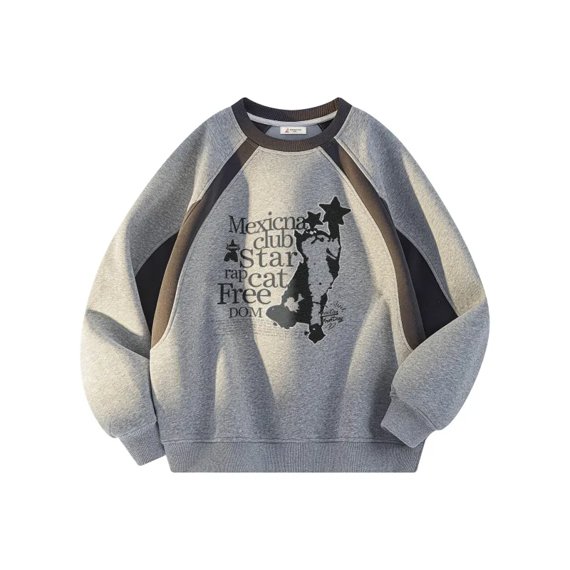 MEXICAN Sweatshirt Unisex Beige Yellow-2