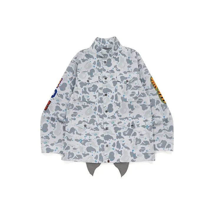 Bape Space Camo Shark M 65 Jacket-0