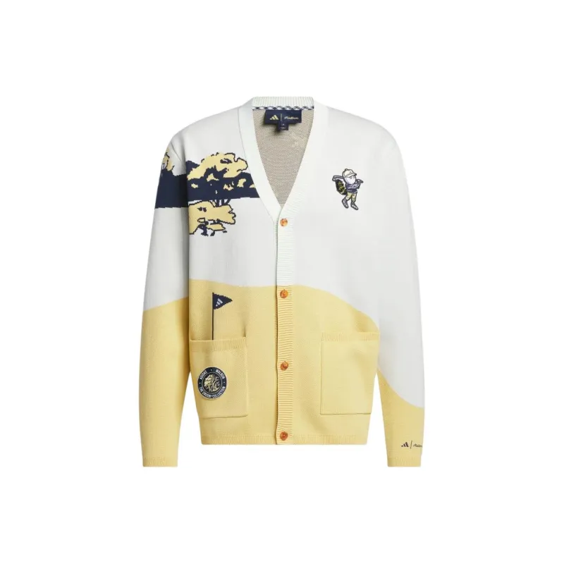 Adidas Knitwear Men's Yellow White-0