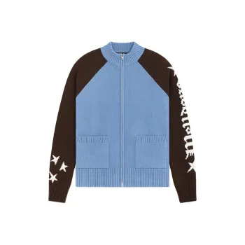 WE11DONE SS24 Sweater Unisex Sky Blue