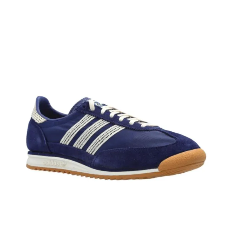 Adidas Originals SL 72 OG Anti Slip Wear Resistant Low Top Casual Shoes Women's Blue-1